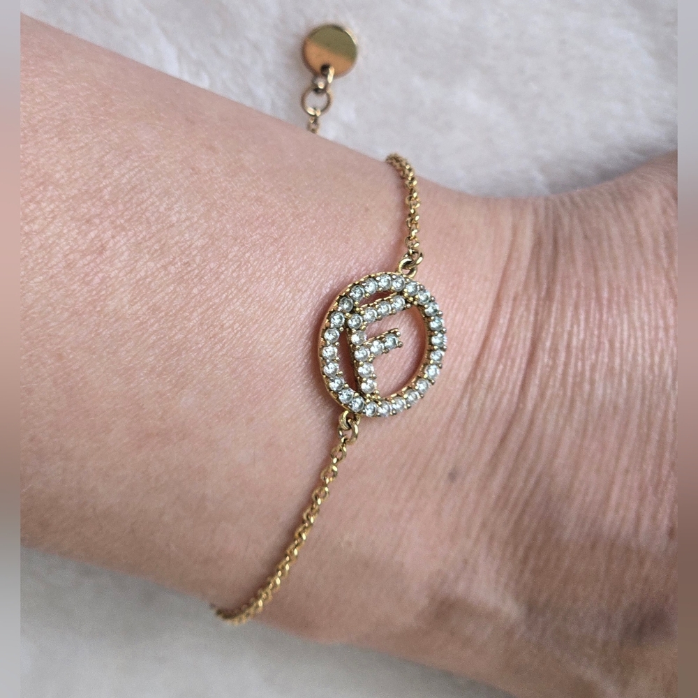 Fendi F Is Fendi Station Bracelet EUC - Picture 7 of 10